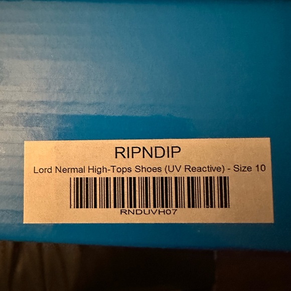 Brand new men’s size 10, rip and dip high top shoes - Picture 7 of 7